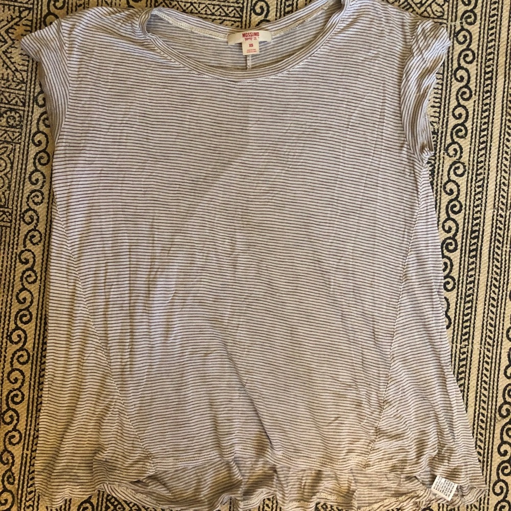 Tan striped t-shirt